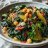 Acelgas con Garbanzos en 35 Minutos: Receta Reconfortante