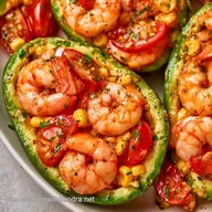 Aguacates Rellenos De Gambas en 30 min