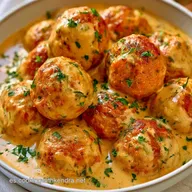 Albóndigas Salsa Almendras: Cremosas