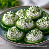 Aperitivo Pepino Queso en 15 Minutos
