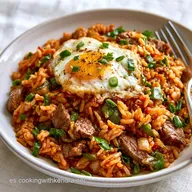 Arroz con Carne Picada y Huevo: Plato Único