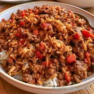 Arroz con Carne Picada en 30 Minutos
