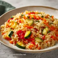 Arroz Con Verduras Receta para 4 Personas