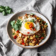Arroz Frito Indonesio en 20 Minutos: Receta para 4 Raciones