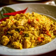 Arroz Pilaf al Curry: Receta Ex&oacute;tica y F&aacute;cil ✨
