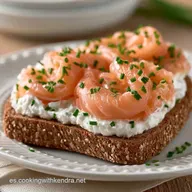 Canapés De Salmón Ahumado en 10 Minutos