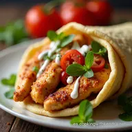 Chicken Gyros Caseros Receta Griega F&aacute;cil y Deliciosa