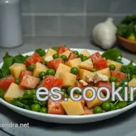 Ensalada Campera Vegana: &iexcl;Receta de la Abuela Sin Huevo!