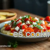 Ensalada Primavera Crujiente: Receta F&aacute;cil con Polenta Cremosa