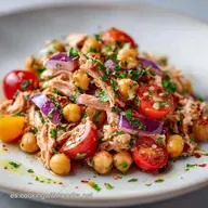Ensalada de Garbanzos y At&uacute;n en 10 Min