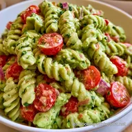 Ensalada De Pasta Fría Con Aguacate en 30 Minutos