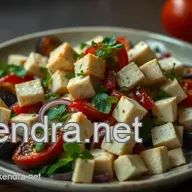 Ensalada Vegana de Tofu: &iexcl;Receta Mediterr&aacute;nea Refrescante!