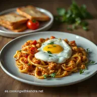 Espaguetis a la Putanesca: &iexcl;Mi Receta Madrile&ntilde;a con Huevo!