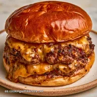 Hamburguesas de Carne con Queso Cheddar