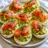 Huevos Rellenos Salmón en 25 Minutos