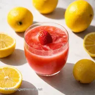 Limonada de Fresa Casera Alucinante Receta F&aacute;cil