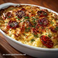 Macarrones Gratinados al Horno con Chorizo y Bechamel Cremosa
