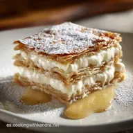 Reposter&iacute;a y Pasteler&iacute;a: Milhojas de Vainilla, Capas Crujientes y Crema Sedosa