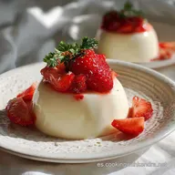 Panna Cotta Receta Italiana Cl&aacute;sica por 6 Porciones