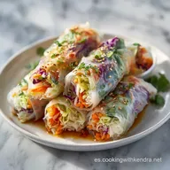 Papel de Arroz con Vegetales para Aperitivos