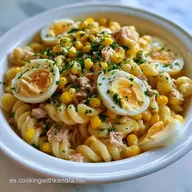 Pasta Con At&uacute;n Y Huevo Para 4 Personas