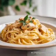 Pasta Cremosa con Pollo: Salsa Aterciopelada