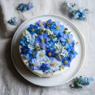 Pastel de Flores: Para 20 Porciones