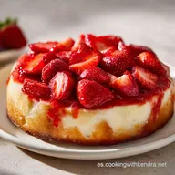 Pastel de Fresa Casero para 12 Porciones