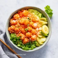 Poke Bowl Langostinos Tropical: &iexcl;Receta F&aacute;cil y Deliciosa!