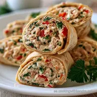 Rollitos De Pan Atún Y Queso Cremosos