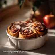 Rollos de Canela con Manzana: Receta Casera para 12 Porciones