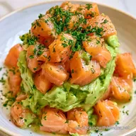 Tartar Salmón Aguacate para 4 Personas