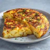 Tortilla de Patatas Jugosa con Cebolla