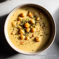 Vichyssoise Vegana de Garbanzos: &iexcl;Un Toque Espa&ntilde;ol!