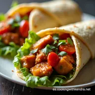 Wraps de Pollo BBQ con Miel Sabor Casero Incre&iacute;ble