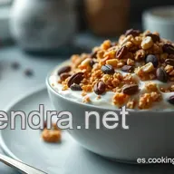 Yogur con Granola Casera: &iexcl;Desayuno Crujiente y Saludable!