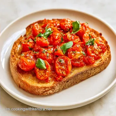 Tosta de Tomate y Albahaca en 15 Minutos