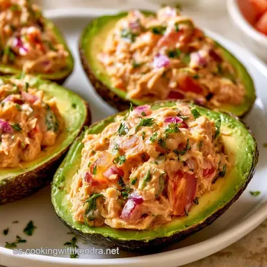 Aguacates Rellenos de Atún en 15 Minutos