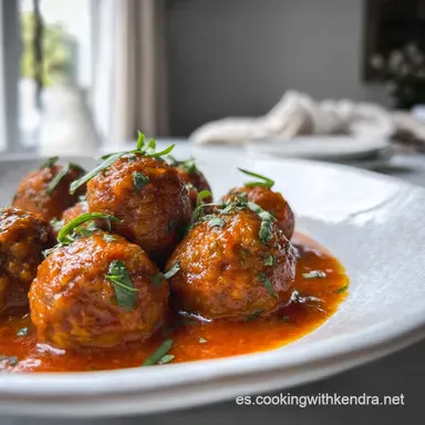 Albondigas en Salsa: Cl&aacute;sicos Reconfortantes en 45 Minutos Tarjeta de receta