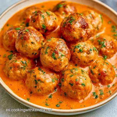 Albóndigas En Salsa Española Para 4 Tarjeta de receta