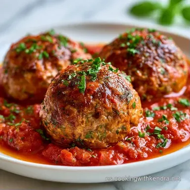 Albóndigas En Salsa Para 4 Personas Tarjeta de receta