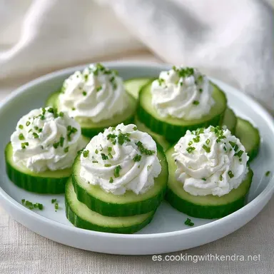 Aperitivo Pepino Queso en 15 Minutos Tarjeta de receta