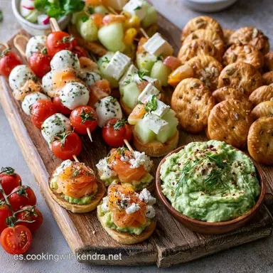 17 Aperitivos Fríos Fáciles: Brochetas, Canapés y Dips