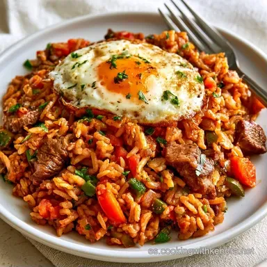 Receta de Arroz con Carne Picada Tarjeta de receta