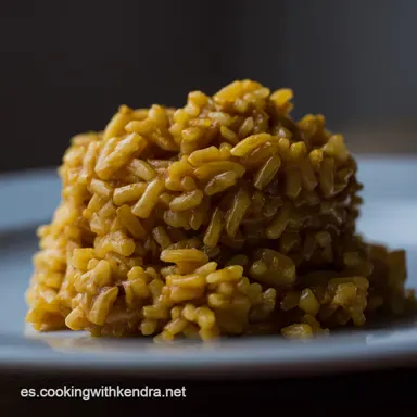 Arroz Pilaf al Curry: Receta Ex&oacute;tica y F&aacute;cil ✨ Tarjeta de receta