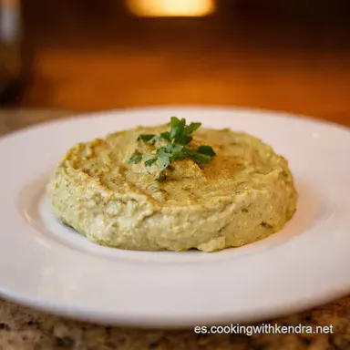 Baba Ghanoush k&eacute;fir Mi Secreto Mediterr&aacute;neo Cremoso Tarjeta de receta