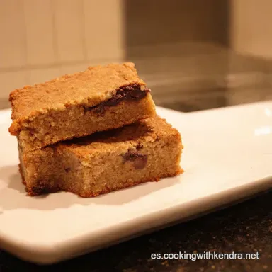 Barras de Avena y Chocolate Receta F&aacute;cil Como las de la Abuela Tarjeta de receta