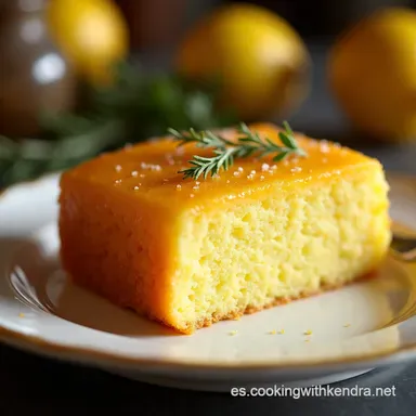 Bizcocho F&aacute;cil de Lim&oacute;n El Secreto de la Abuela Tarjeta de receta