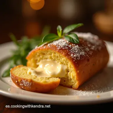 Brazo de Reina Cl&aacute;sico con Crema Pastelera Receta Tradicional F&aacute;cil Tarjeta de receta