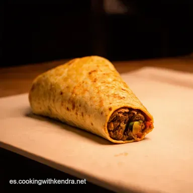 Burrito Burritos Aut&eacute;nticos Mi Secreto de Chipotle Ahumado Tarjeta de receta